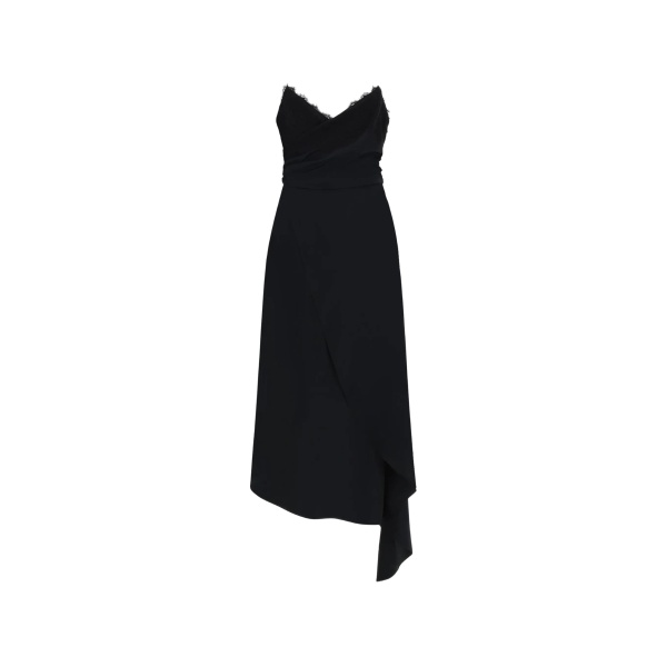 lace-trim dress