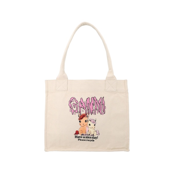 large graphic pony tote bag