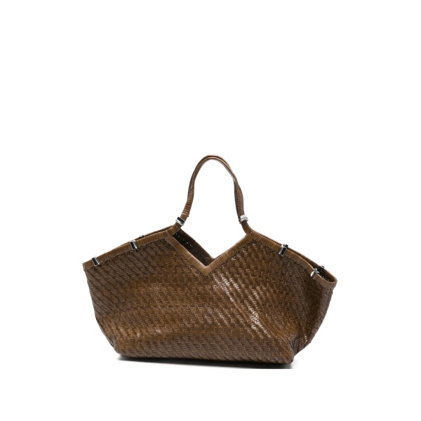 large Usha hand-woven tote bag