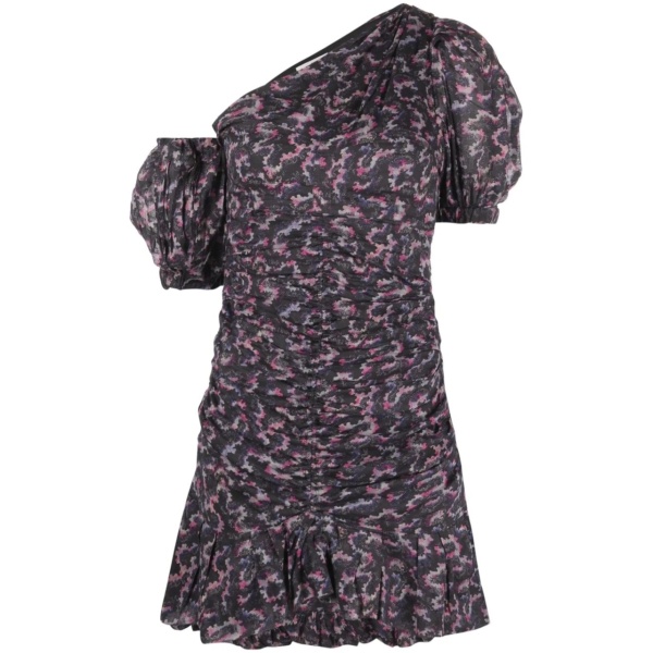 Lecia asymmetric mini dress