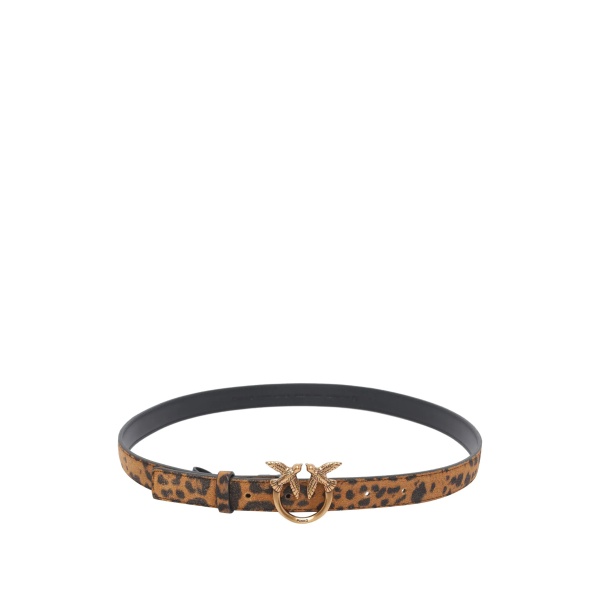 leopard-print love-birds belt