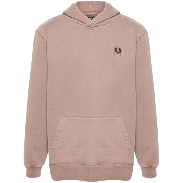 logo-appliqué hoodie