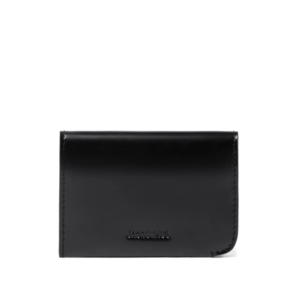 logo-debossed cardholder