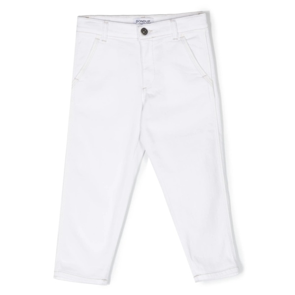 logo-detail denim trousers
