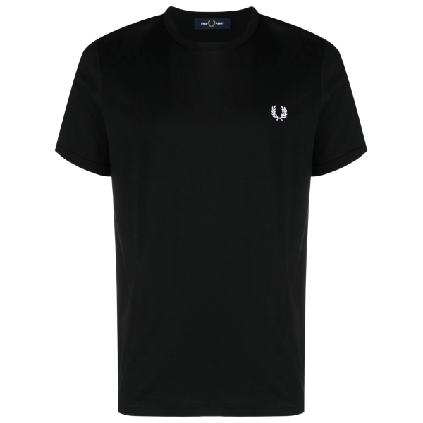 logo-embroidered cotton T-shirt