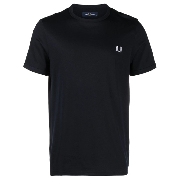 logo-embroidered cotton T-shirt