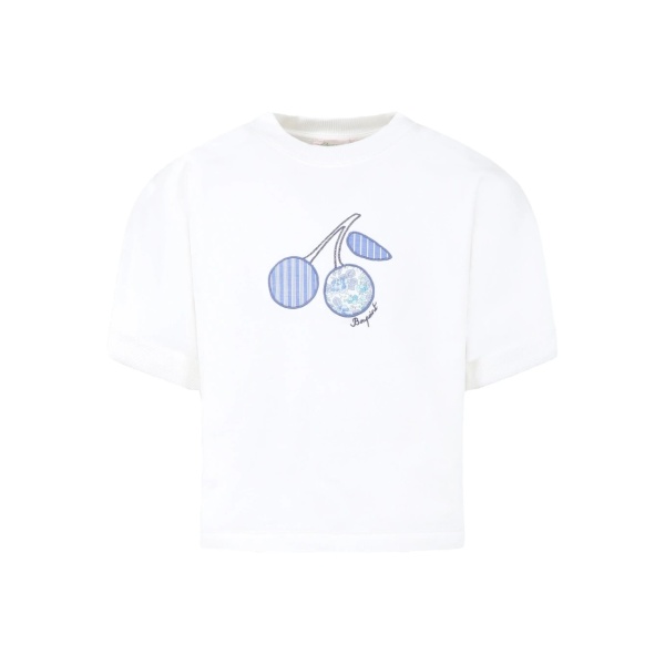 logo-embroidered cotton t-shirt