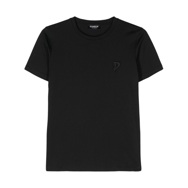 logo-embroidered cotton T-shirt