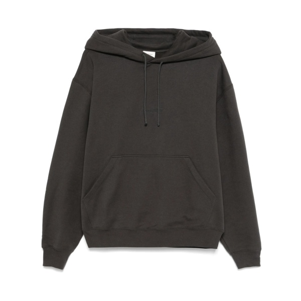 logo-embroidered hoodie