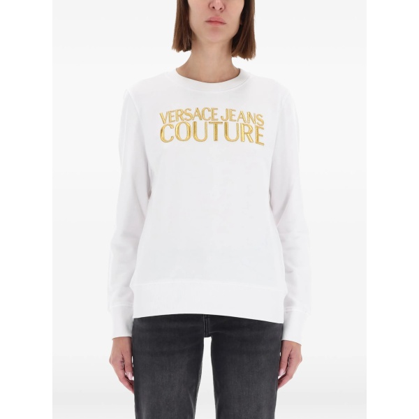 logo-embroidered sweatshirt