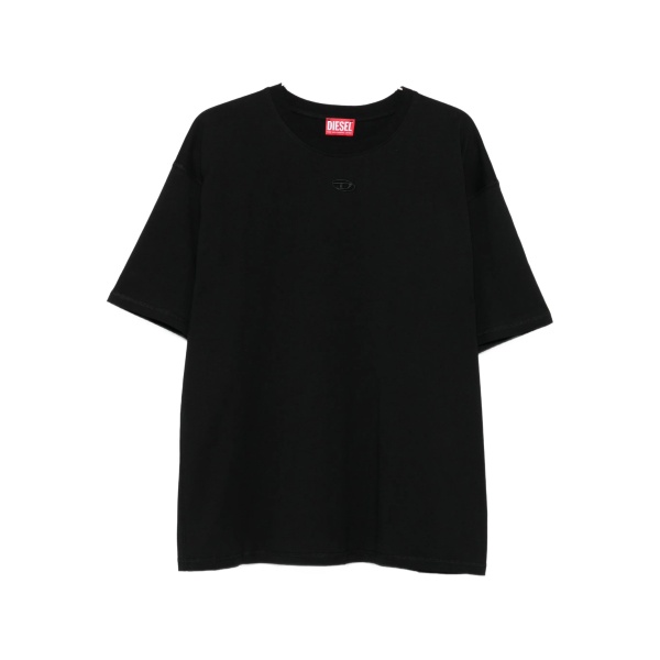 logo-embroidered t-shirt