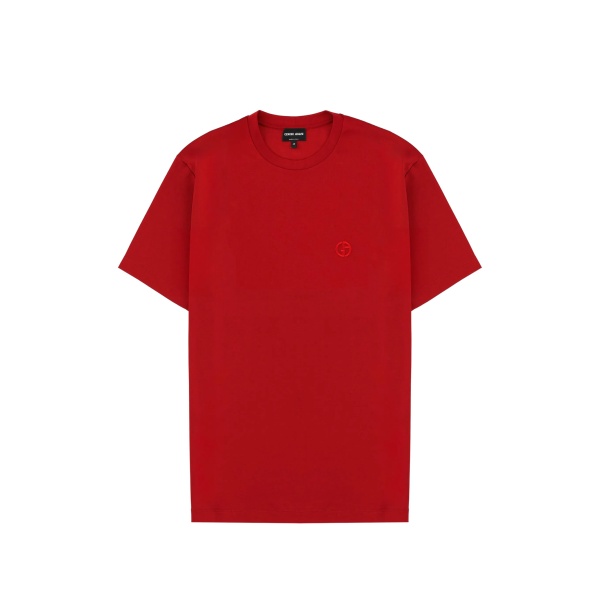 logo-embroidered T-shirt