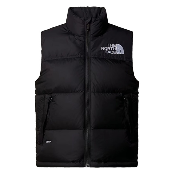 logo-embroidered zip-fastening gilet