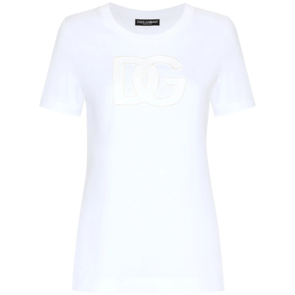 logo-patch cotton T-shirt