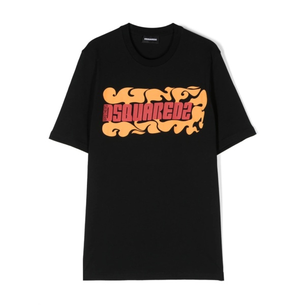 logo-print cotton T-shirt
