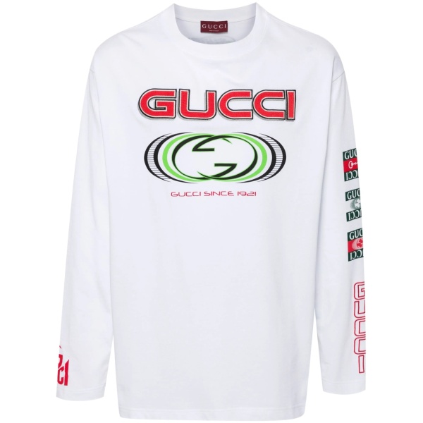 logo-print cotton T-shirt