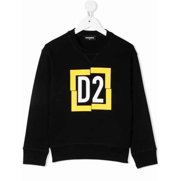logo-print crew neck sweatshirt