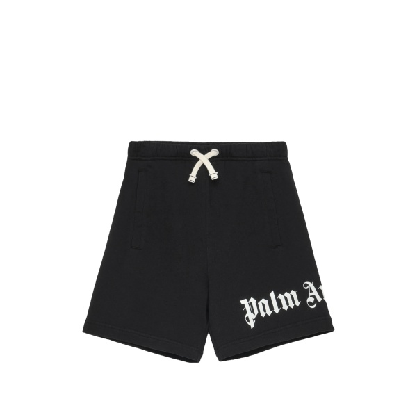 logo-print drawstring shorts