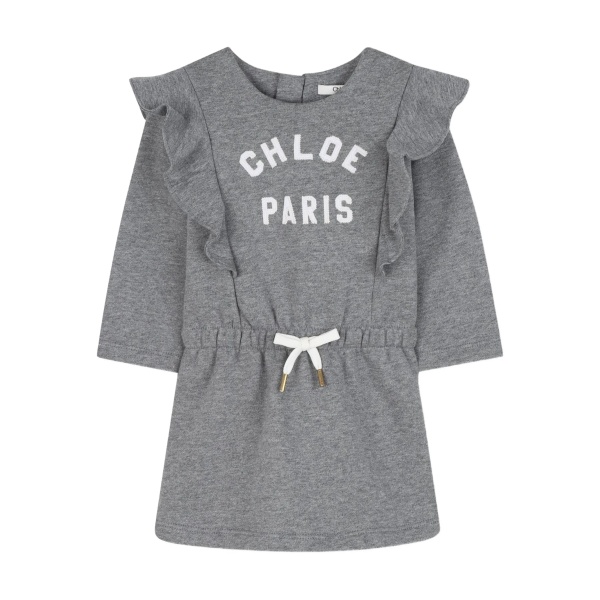 logo-print dress