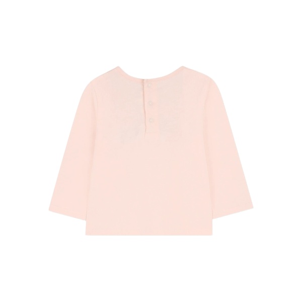 logo-print long-sleeve top