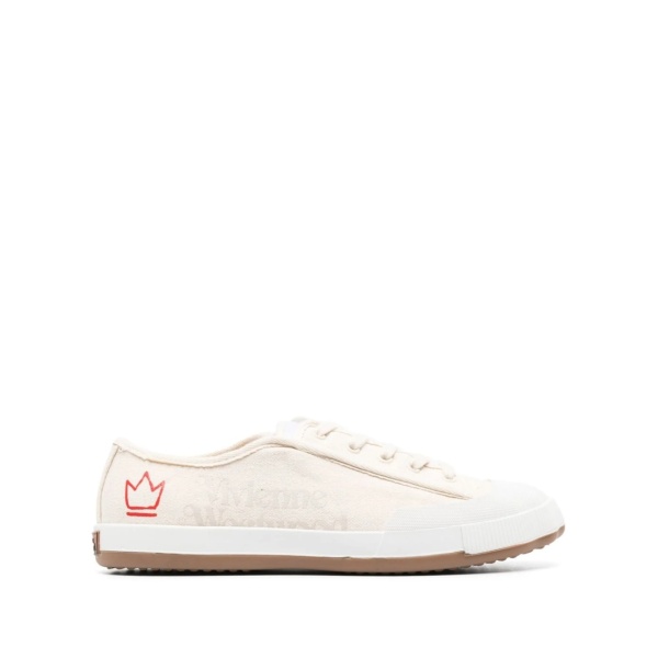 logo-print low-top sneakers