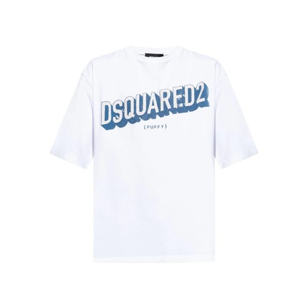 logo-print oversized t-shirt