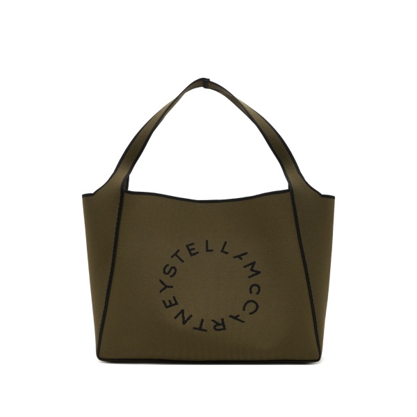 logo-print tote bag