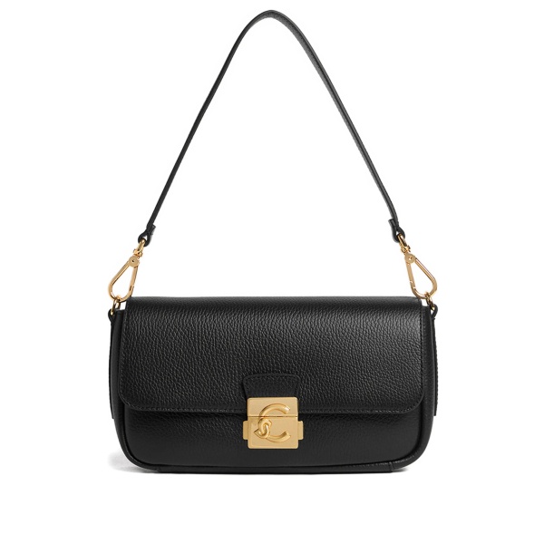 medium C-Me Lock logo shoulder bag