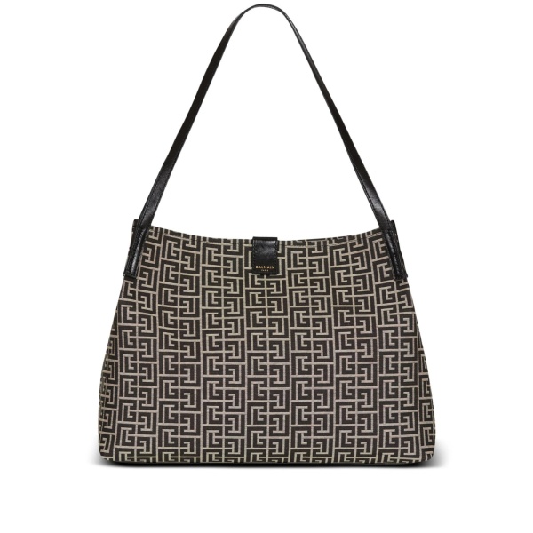 medium Release monogram jacquard tote bag