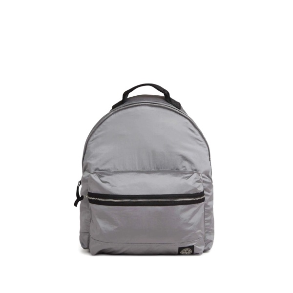 metallic zip-fastening backpack