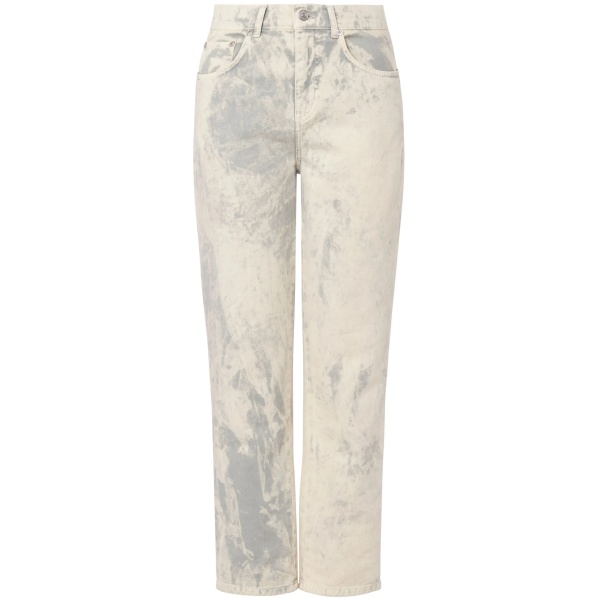 mid-rise cropped jeans