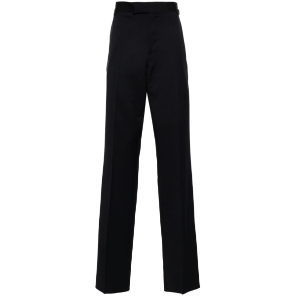 mid-rise tailored trousers