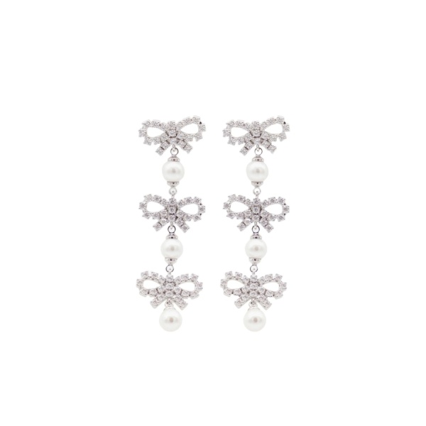 mini Bow drop earrings