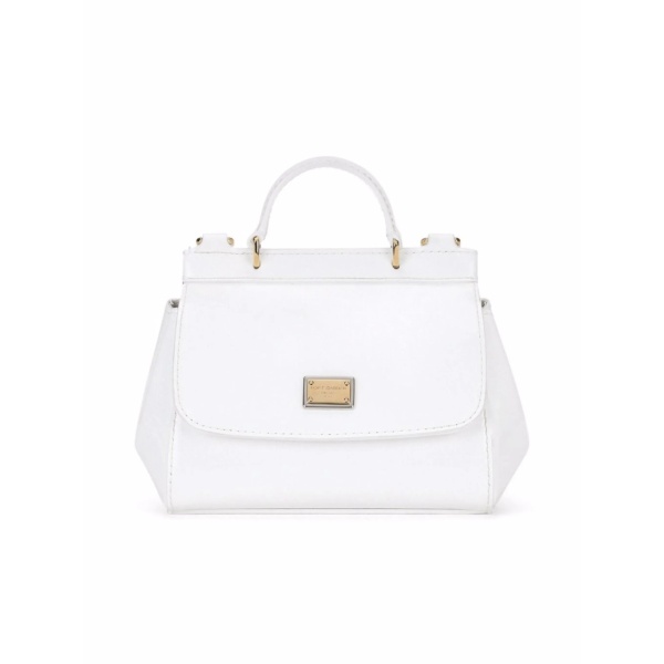 mini Sicily patent leather top-handle bag