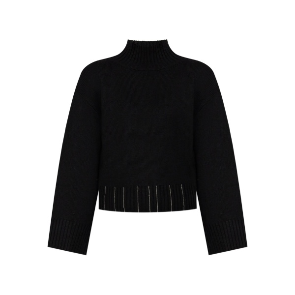 Monili-embellished sweater