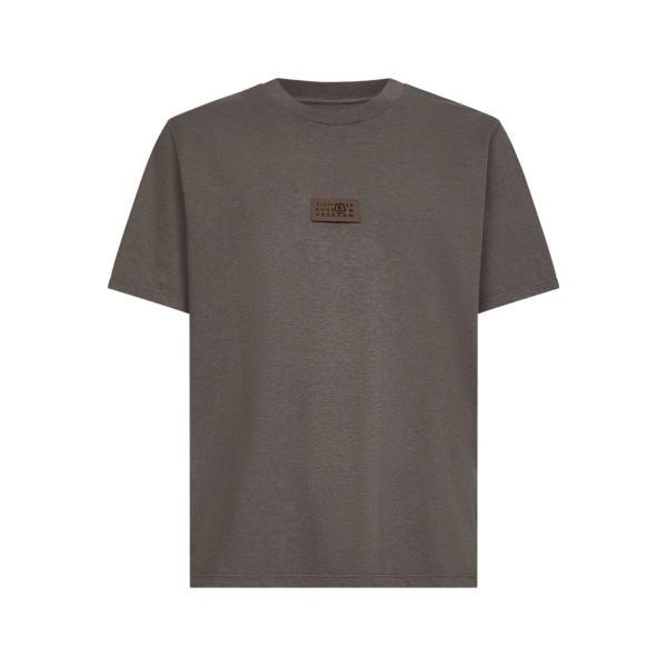 numbers-motif cotton T-shirt