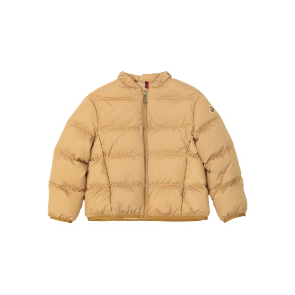 Ora quilted logo-patch jacket
