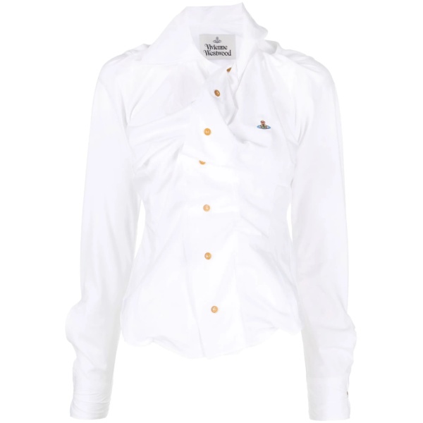 Orb-logo long-sleeve shirt