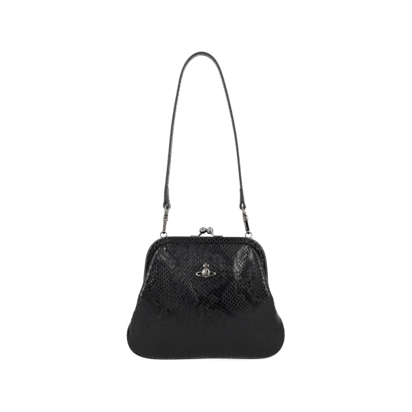 Orb-logo shoulder bag