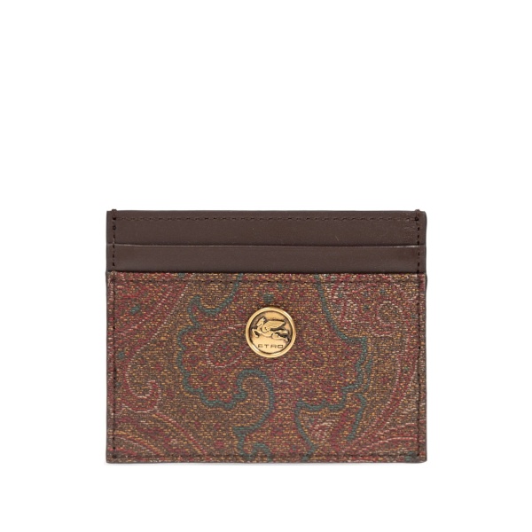 paisley-pattern card holder
