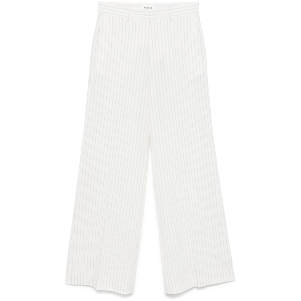 pinstriped trousers