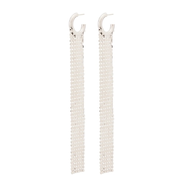 Pixel chainmail earrings