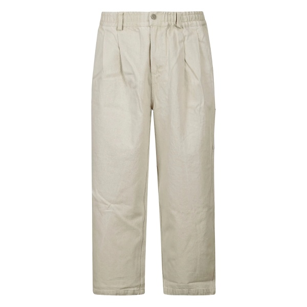 pleated-front trousers