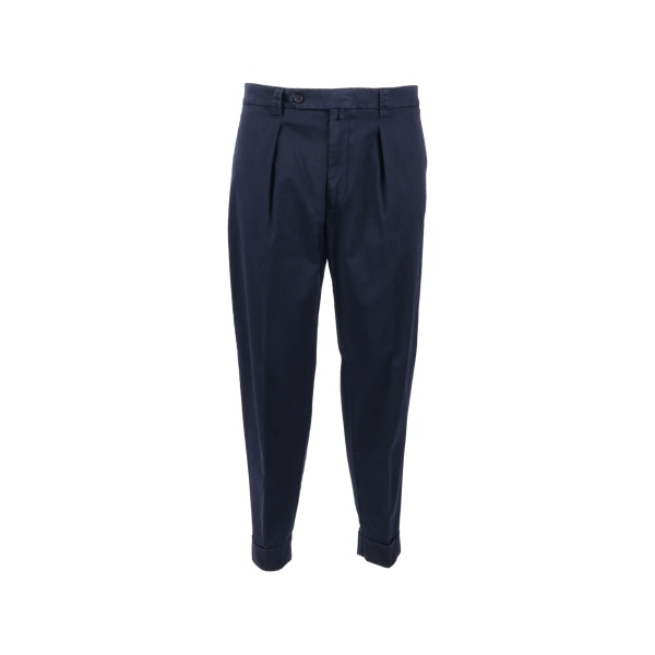 pleated tailored trousers