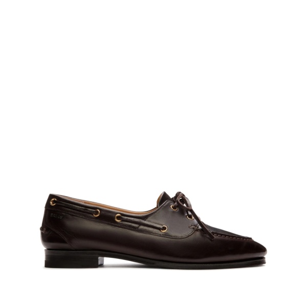 Plume leather loafers