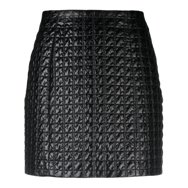 quilted shell miniskirt