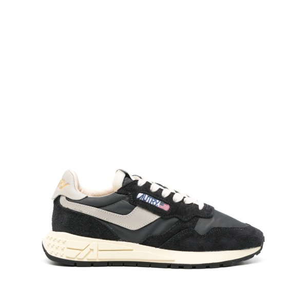 Reelwind panelled suede sneakers