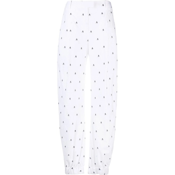 Rey logo-print wide-leg trousers