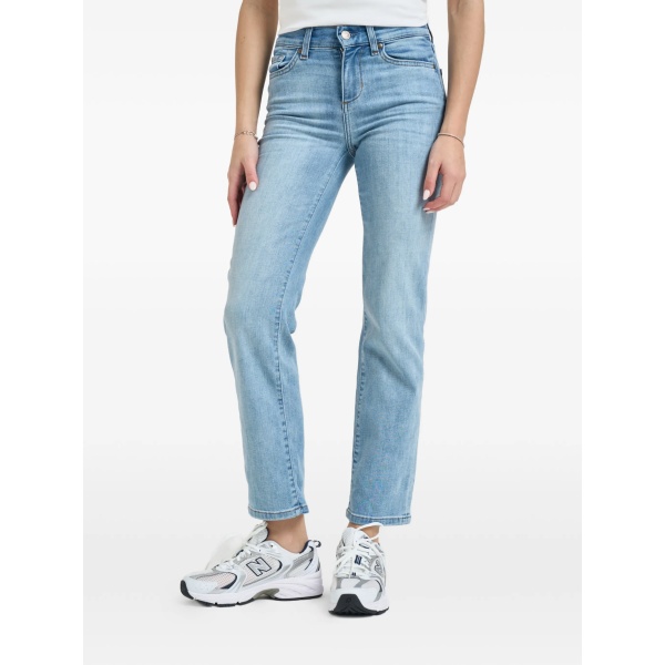 rhinestone-embellished-pocket jeans
