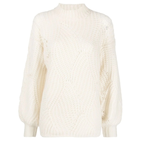 ribbed-knit jumper